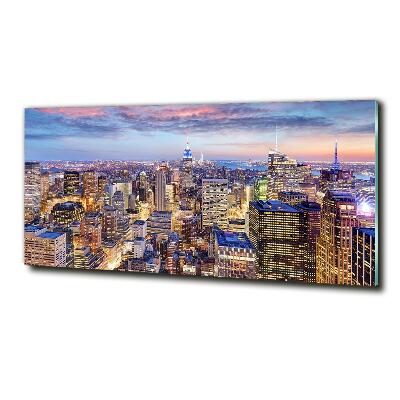Foto schilderij op glas New York