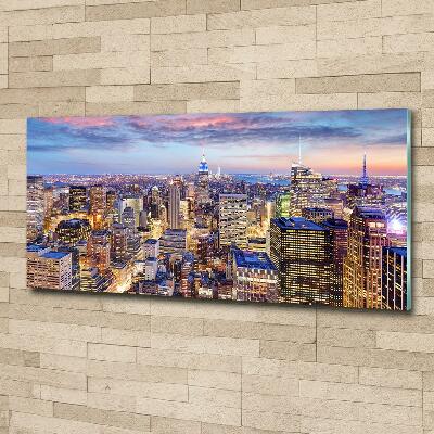 Foto schilderij op glas New York