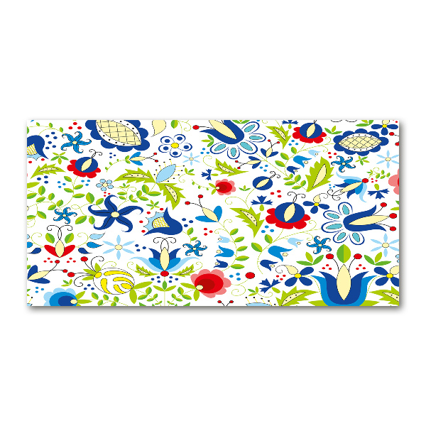 Glazen schilderij Etnisch patroon