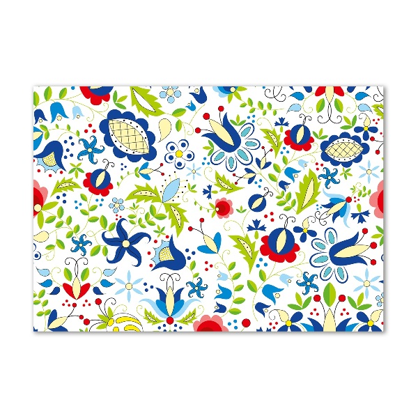 Glazen schilderij Etnisch patroon