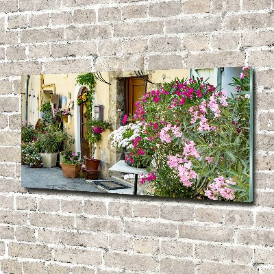 Schilderij op glas Straten van Frankrijk