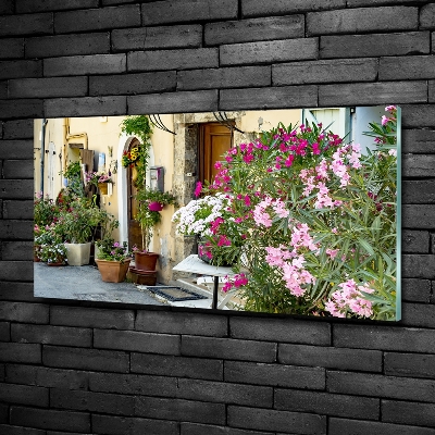 Schilderij op glas Straten van Frankrijk