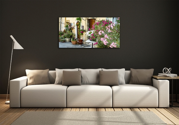 Schilderij op glas Straten van Frankrijk