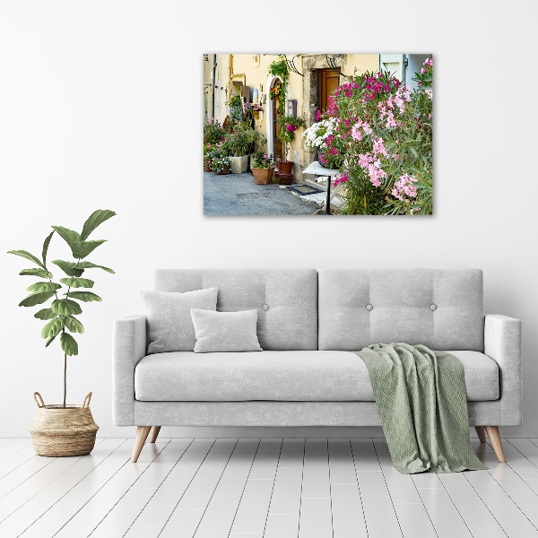 Schilderij op glas Straten van Frankrijk