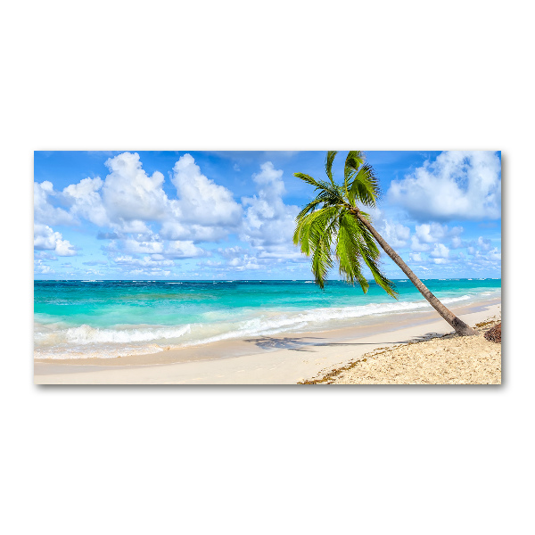 Glazen schilderij Tropisch strand