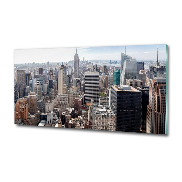 Schilderij glas New York
