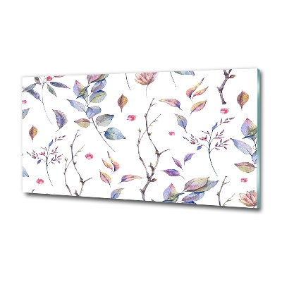 Foto schilderij op glas Bladeren