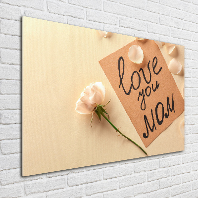 Schilderij glas Moederdag