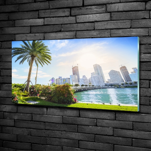 Schilderij op glas Miami, VS