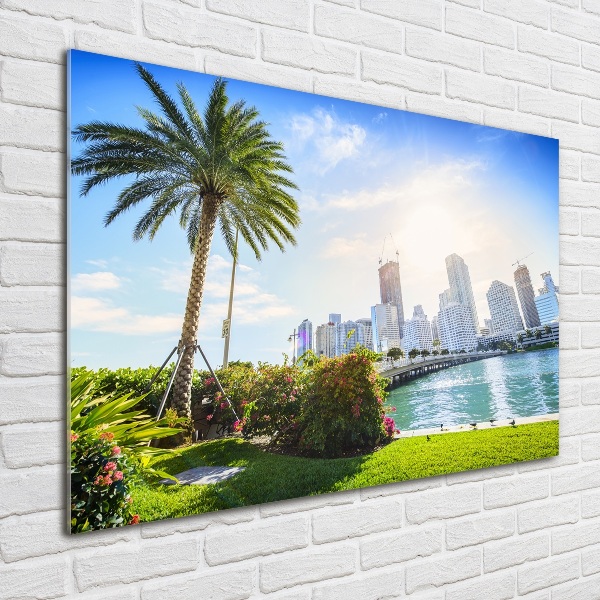 Schilderij op glas Miami, VS