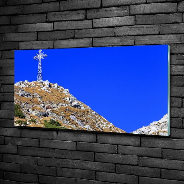 Schilderij glas Giewont Tatra-gebergte