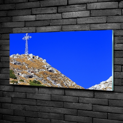 Schilderij glas Giewont Tatra-gebergte