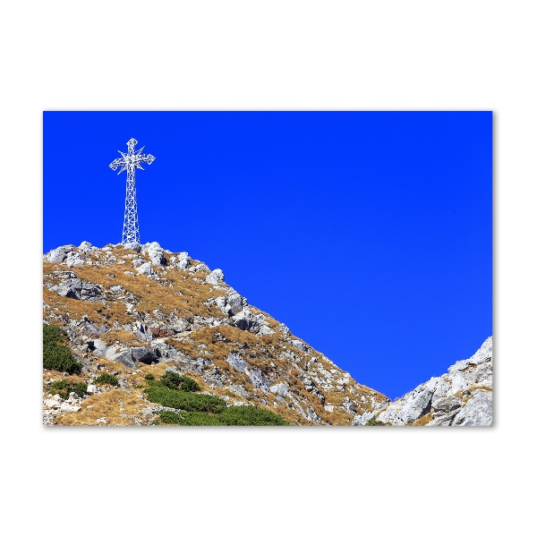 Schilderij glas Giewont Tatra-gebergte