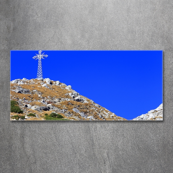 Schilderij glas Giewont Tatra-gebergte