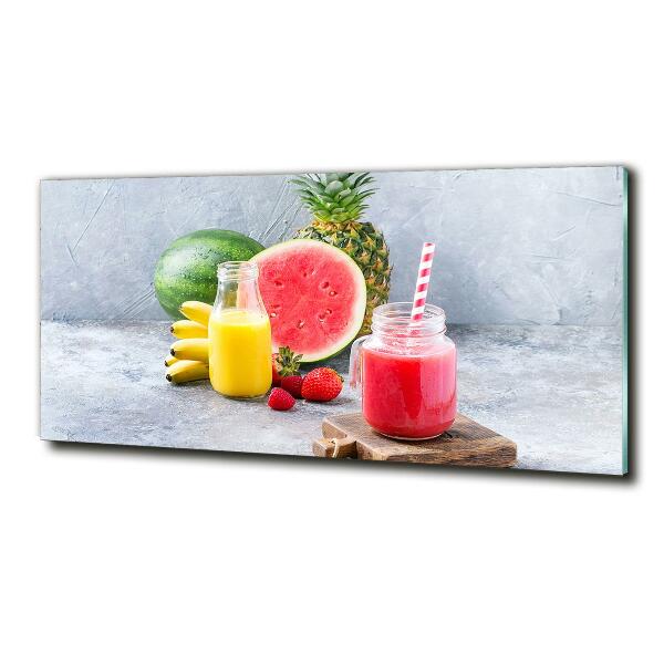 Schilderij op glas Fruitcocktail
