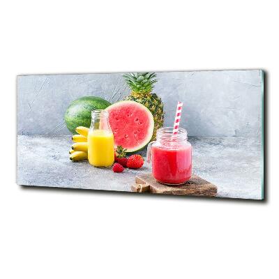 Schilderij op glas Fruitcocktail