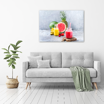 Schilderij op glas Fruitcocktail