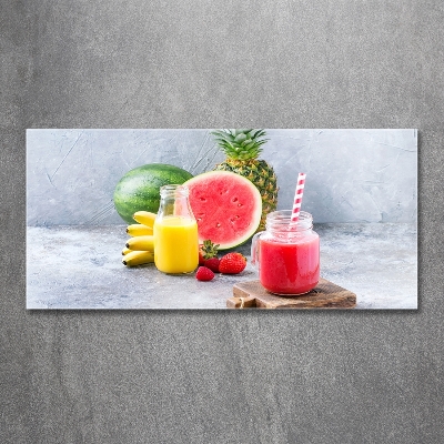 Schilderij op glas Fruitcocktail