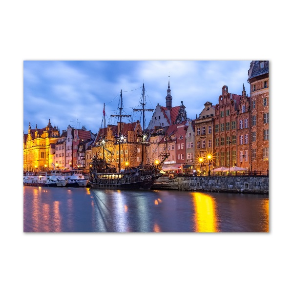 Foto schilderij op glas Gdansk, Polen