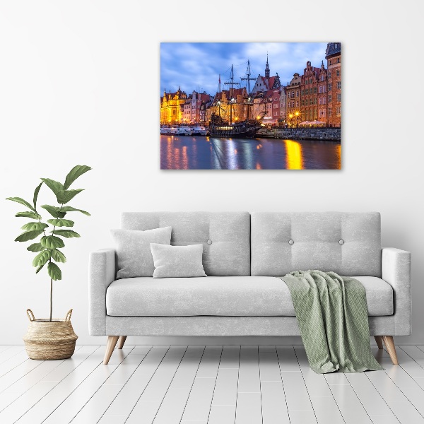 Foto schilderij op glas Gdansk, Polen