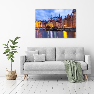 Foto schilderij op glas Gdansk, Polen