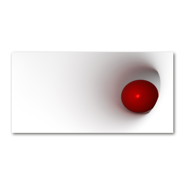 Foto schilderij op glas Abstracte bol