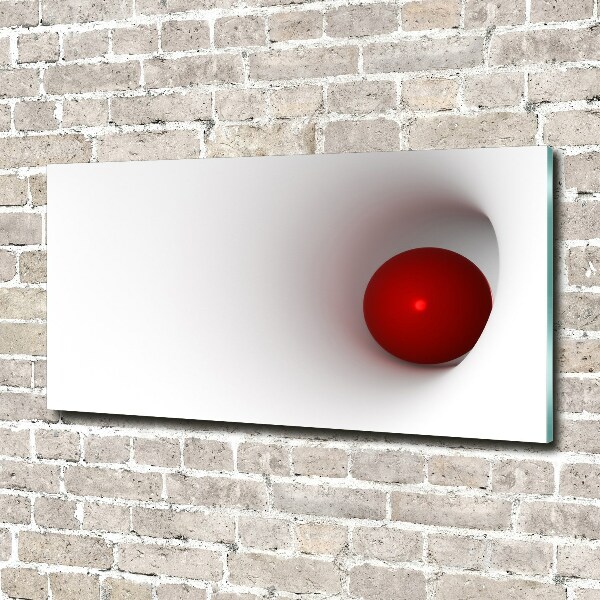 Foto schilderij op glas Abstracte bol