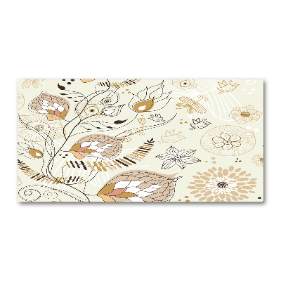 Schilderij glas Ornamenten