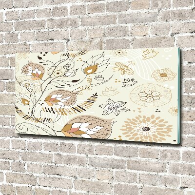 Schilderij glas Ornamenten