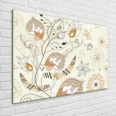 Schilderij glas Ornamenten