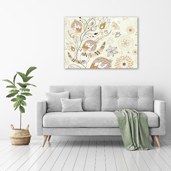 Schilderij glas Ornamenten