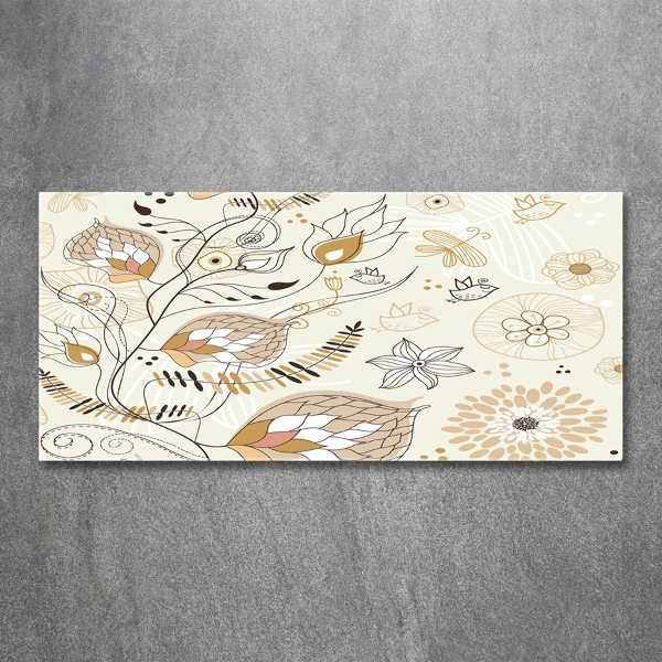 Schilderij glas Ornamenten