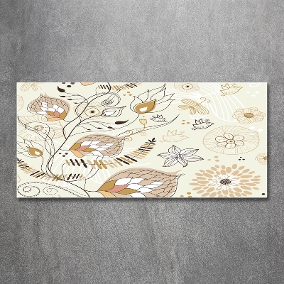 Schilderij glas Ornamenten