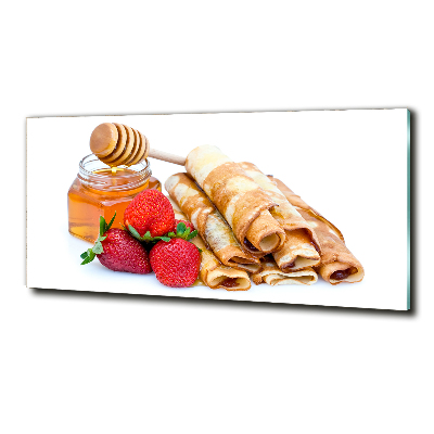Glazen schilderij Heerlijke pannenkoeken