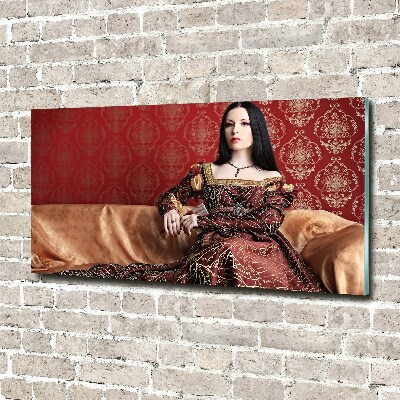 Schilderij glas Middeleeuwen