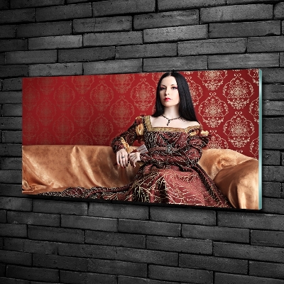 Schilderij glas Middeleeuwen