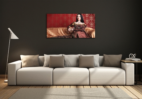 Schilderij glas Middeleeuwen