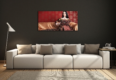 Schilderij glas Middeleeuwen