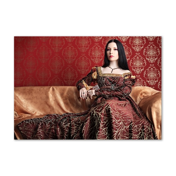 Schilderij glas Middeleeuwen