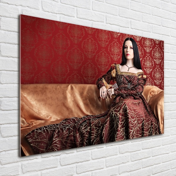 Schilderij glas Middeleeuwen