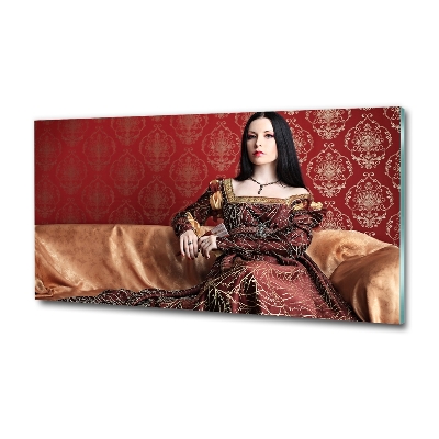 Schilderij glas Middeleeuwen