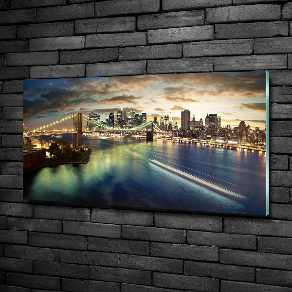 Schilderij op glas Manhattan, New York