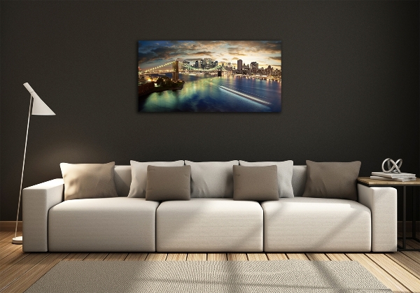 Schilderij op glas Manhattan, New York