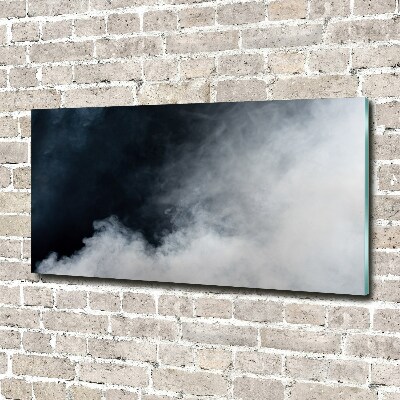 Schilderij op glas Witte rook