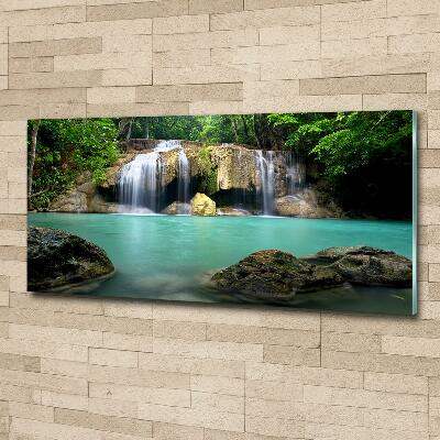 Glazen schilderij Waterval