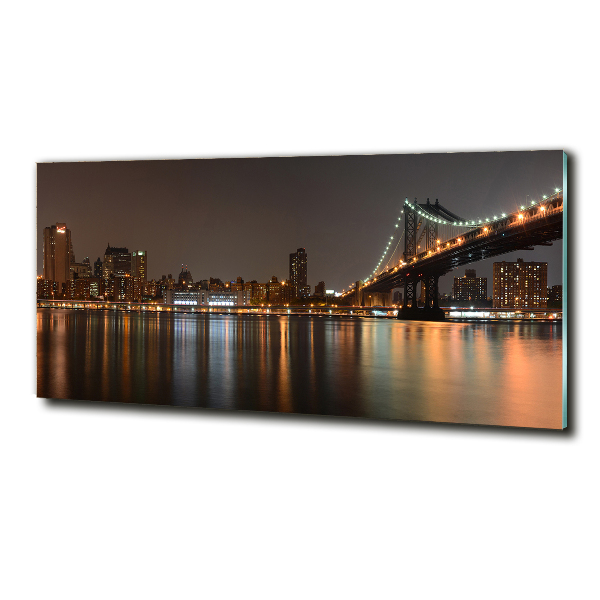 Foto schilderij op glas Tussen de bruggen