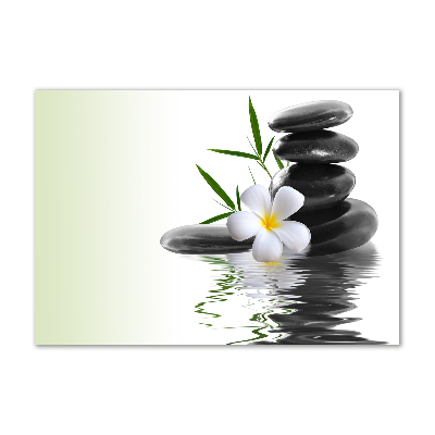 Glazen schilderij Zen-stenen