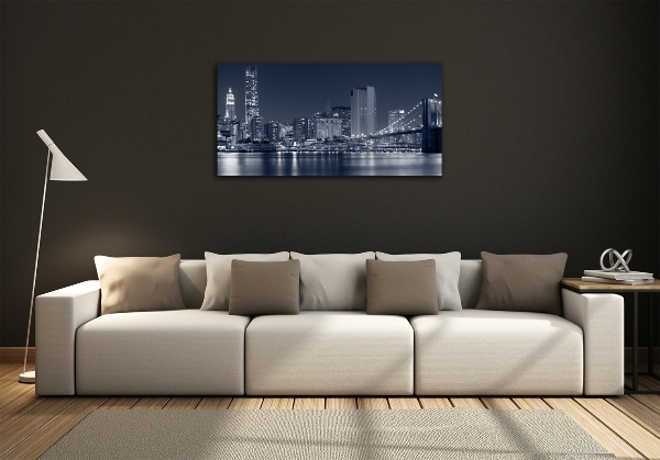 Foto schilderij op glas Manhattan, New York