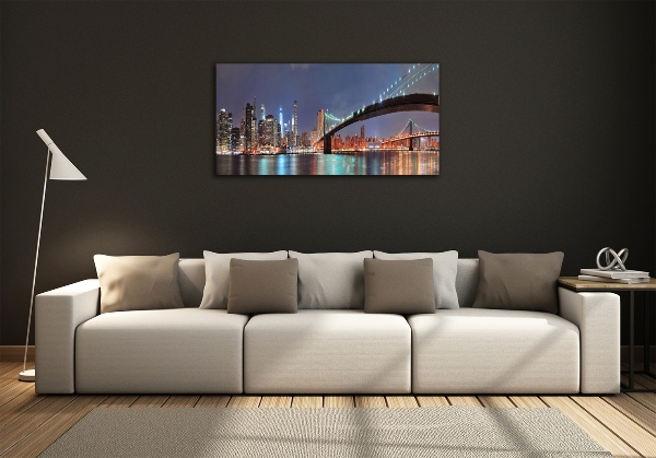 Schilderij op glas Manhattan, New York