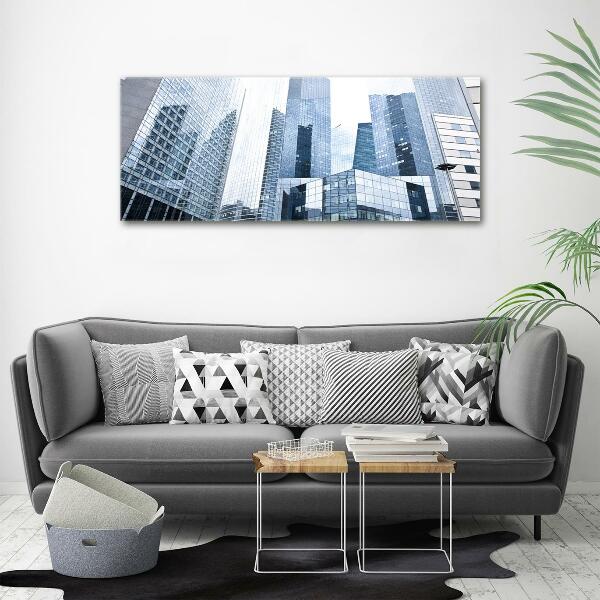 Foto schilderij op glas Wolkenkrabbers